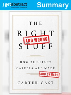 cover image of The Right – and Wrong – Stuff (Summary)